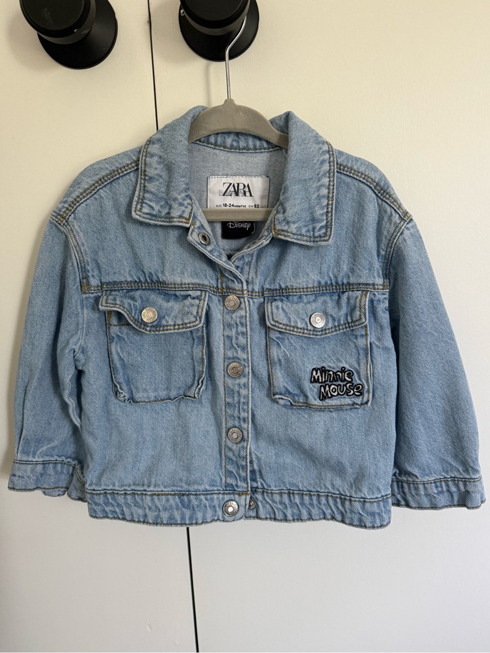 Zara Girls Jean Minnie Jacket - Picture 2 of 3